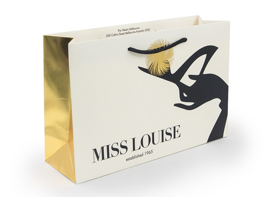 Good price Amichevole eco- di timbratura caldo dell'oro dei sacchi di carta personale lusso elegante in linea