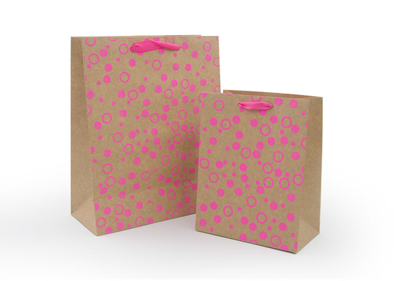 Good price Le borse di carta riciclate del regalo con Grosgrain tratta la stampa calda di trasferimento in linea