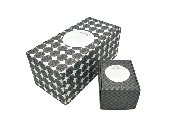 Good price Scatole di spedizione vuote di goffratura, piccole scatole di cartone ondulate con i coperchi in linea