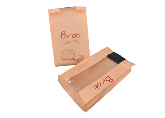 Good price Borse risigillabili dell'alimento stampate abitudine sostenibile con chiaro servizio dell'OEM della finestra in linea