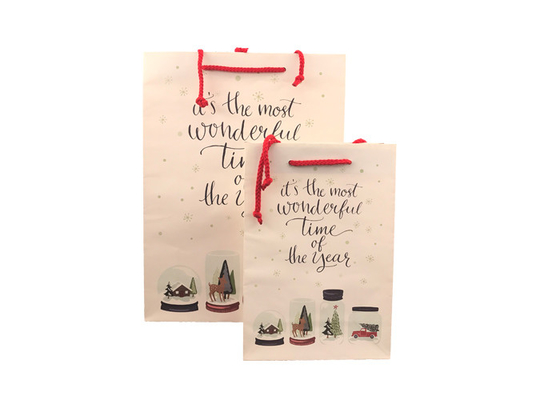 Good price Natale di lusso sostenibile che imballa, grandi borse extra del regalo di Natale in linea
