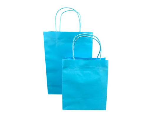 Good price L'imballaggio di carta blu/borse del regalo di Eco carta fatta a mano sventa la timbratura in linea