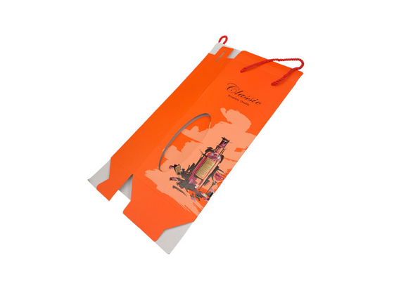Good price Contenitore di regalo portatile del vino rosso che imballa, contenitori di regalo della bottiglia di vino di Natale in linea