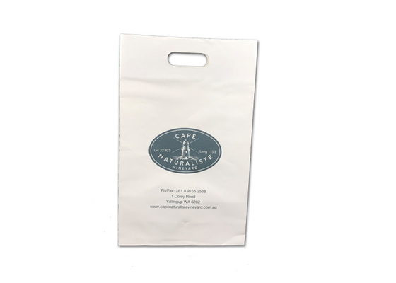 Good price Contenitore di regalo riciclabile bianco del vino che imballa con il logo di goffratura tagliato della maniglia in linea