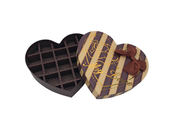 Good price Le scatole di presentazione del cioccolato del cartone/cuore hanno modellato l'abitudine della scatola del biglietto di S. Valentino in linea