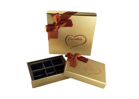 Good price Scatole di presentazione di lusso del cioccolato/contenitori vuoti di cioccolato di Natale in linea
