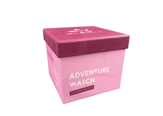 Good price Regalo di carta riutilizzabile rosa che imballa amichevole eco- sembrante alla moda della scatola in linea