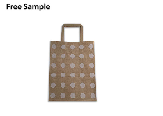 Good price Stampa offset dei sacchetti della spesa di carta kraft di Brown FSC 300gsm in linea